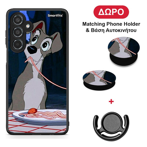 Lady And Tramp 1 - Samsung Galaxy M35 5G θήκη + Δώρο Phone Holder & Βάση Αυτοκινήτου