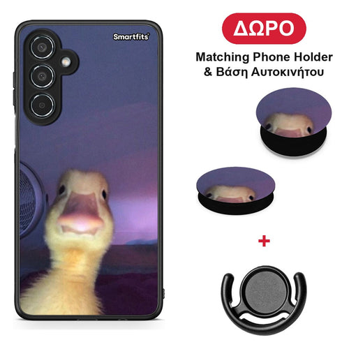 Meme Duck - Samsung Galaxy M35 5G θήκη + Δώρο Phone Holder & Βάση Αυτοκινήτου