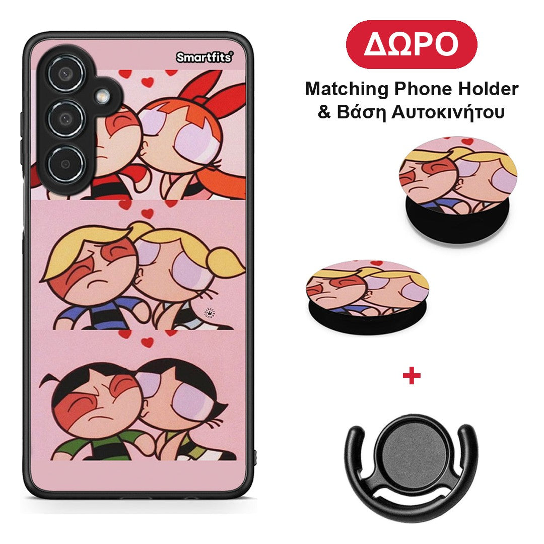 Puff Love - Samsung Galaxy M35 5G θήκη + Δώρο Phone Holder & Βάση Αυτοκινήτου