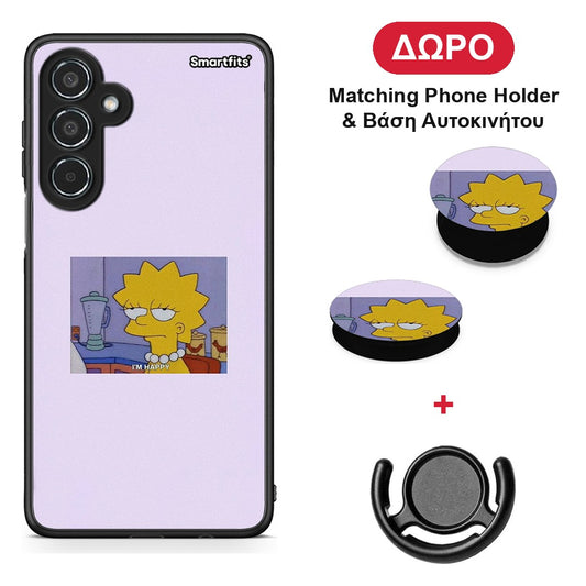 So Happy - Samsung Galaxy M35 5G θήκη + Δώρο Phone Holder & Βάση Αυτοκινήτου
