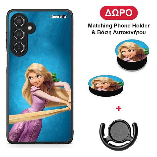 Tangled 2 - Samsung Galaxy M35 5G θήκη + Δώρο Phone Holder & Βάση Αυτοκινήτου
