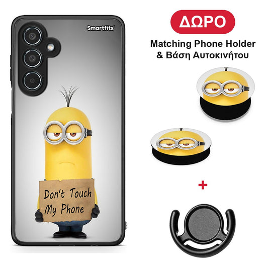 Text Minion - Samsung Galaxy M35 5G θήκη + Δώρο Phone Holder & Βάση Αυτοκινήτου