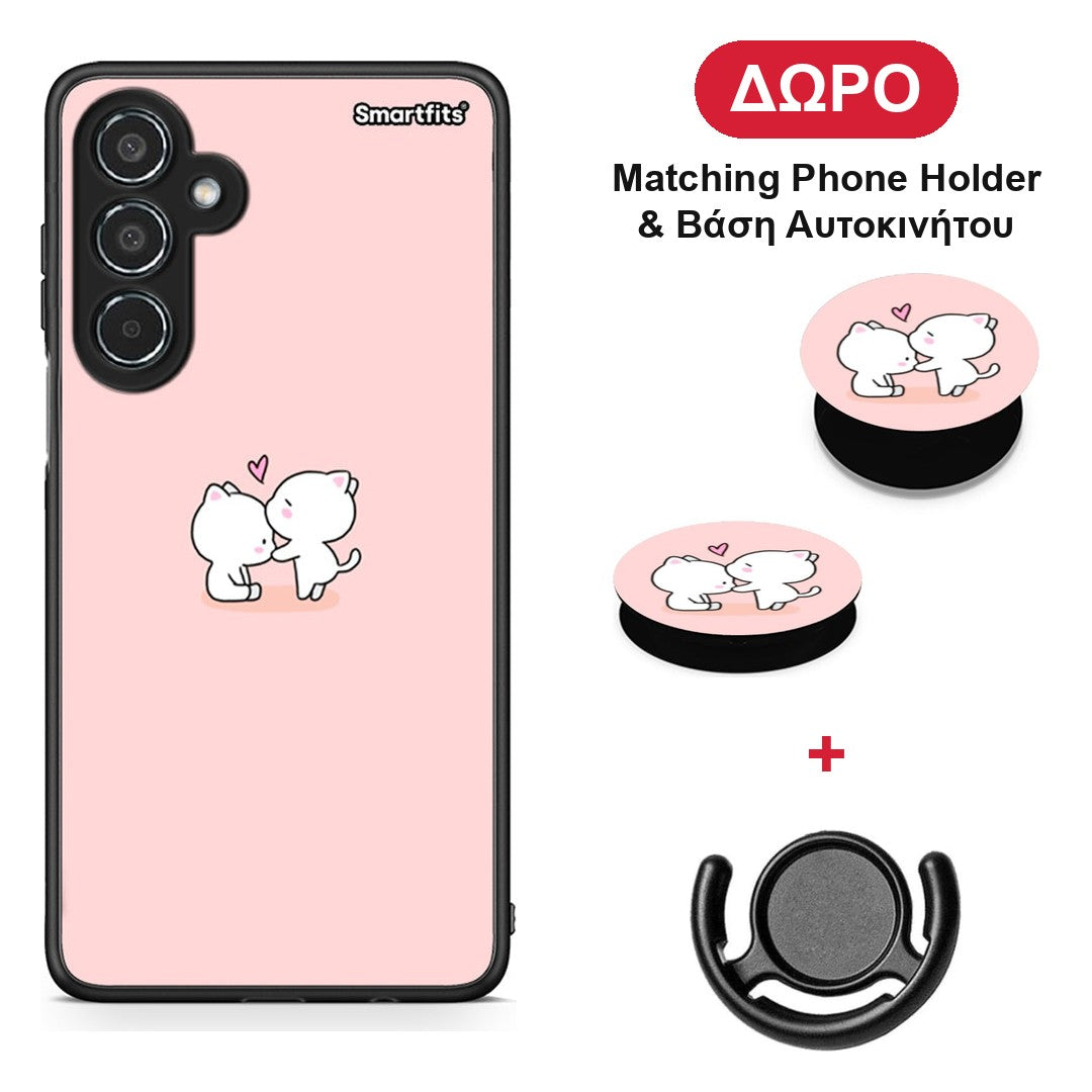Valentine Love - Samsung Galaxy M35 5G θήκη + Δώρο Phone Holder & Βάση Αυτοκινήτου