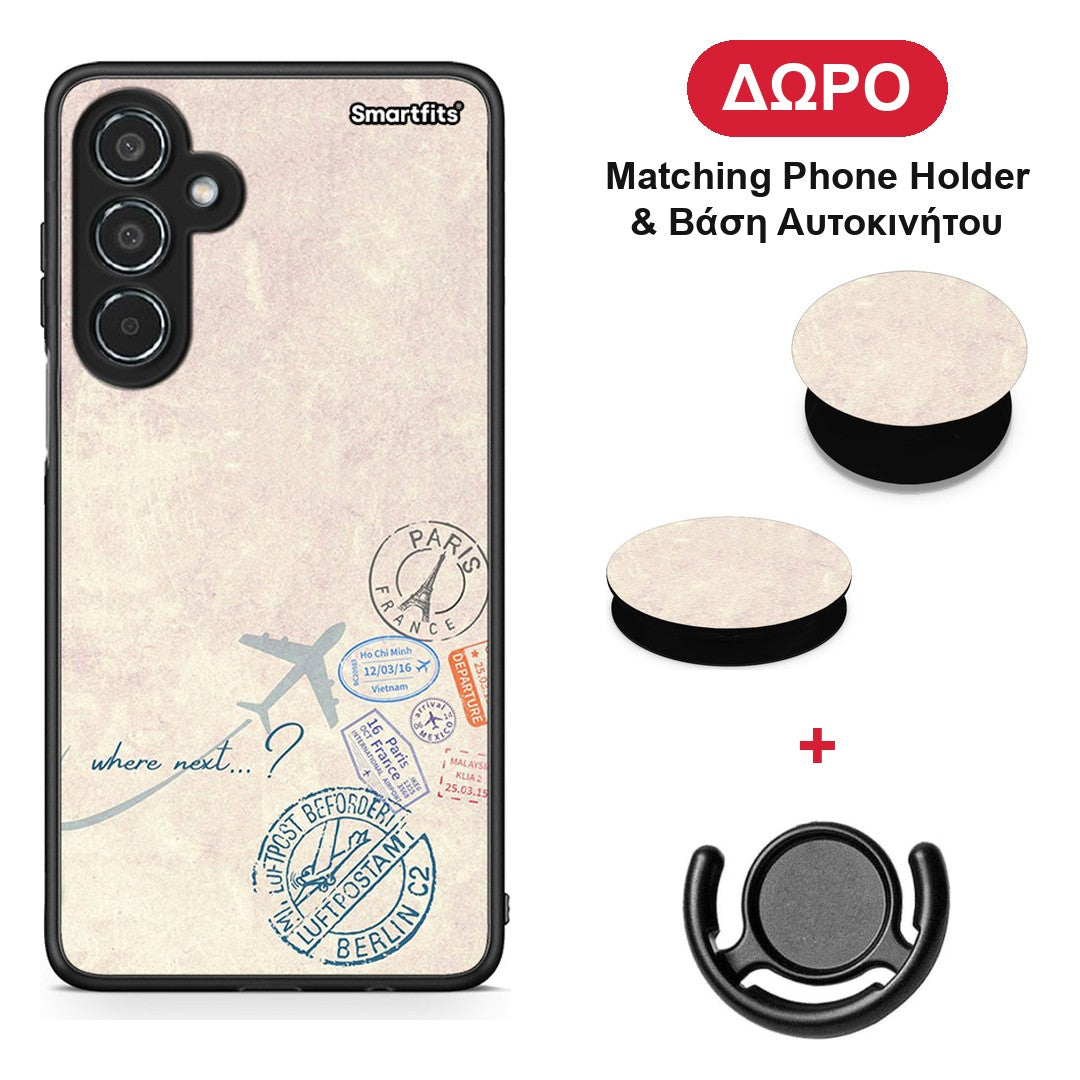 Where Next - Samsung Galaxy M35 5G θήκη + Δώρο Phone Holder & Βάση Αυτοκινήτου