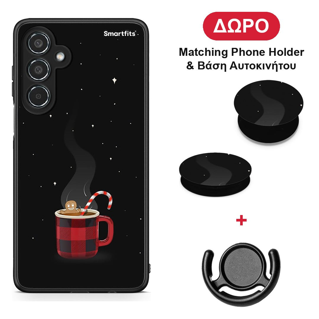 Xmas Bathing - Samsung Galaxy M35 5G θήκη + Δώρο Phone Holder & Βάση Αυτοκινήτου