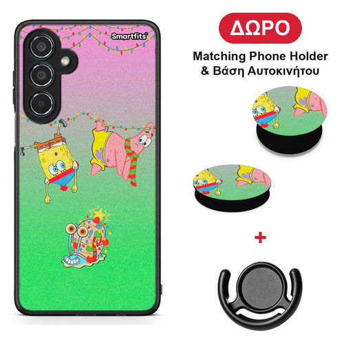 Xmas Lights - Samsung Galaxy M35 5G θήκη + Δώρο Phone Holder & Βάση Αυτοκινήτου