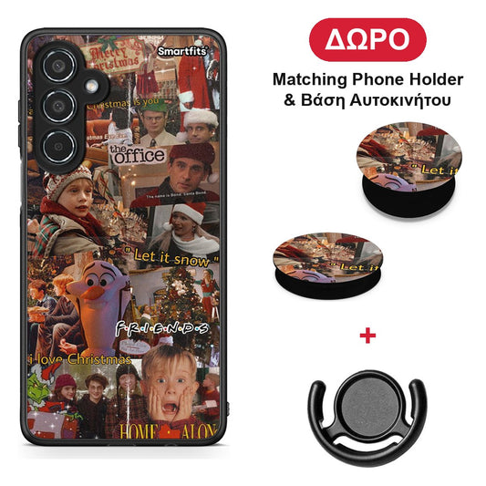 Xmas Wishes - Samsung Galaxy M35 5G θήκη + Δώρο Phone Holder & Βάση Αυτοκινήτου