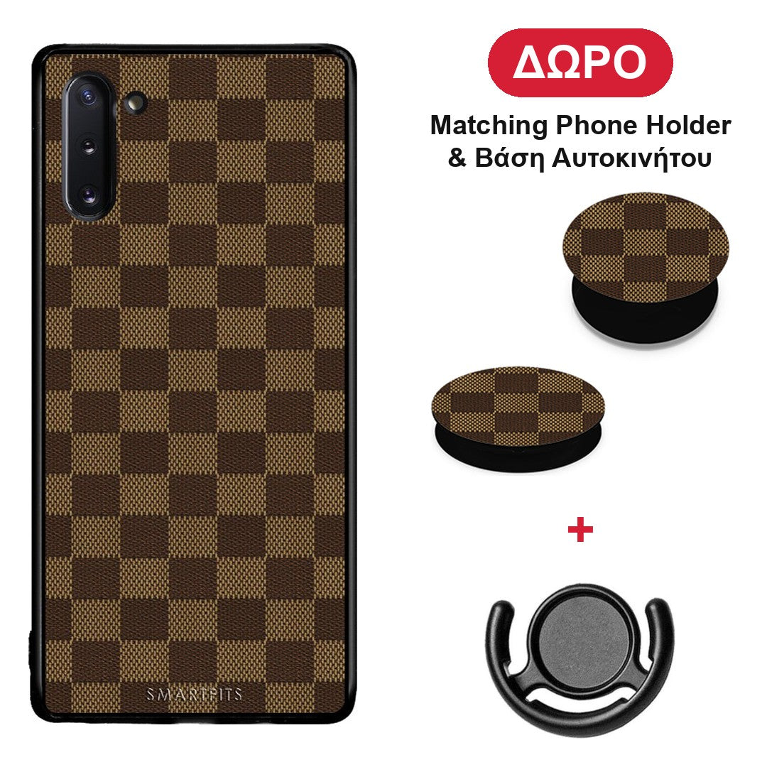 Designer Glamour - Samsung Galaxy Note 10 θήκη + Δώρο Phone Holder & Βάση Αυτοκινήτου