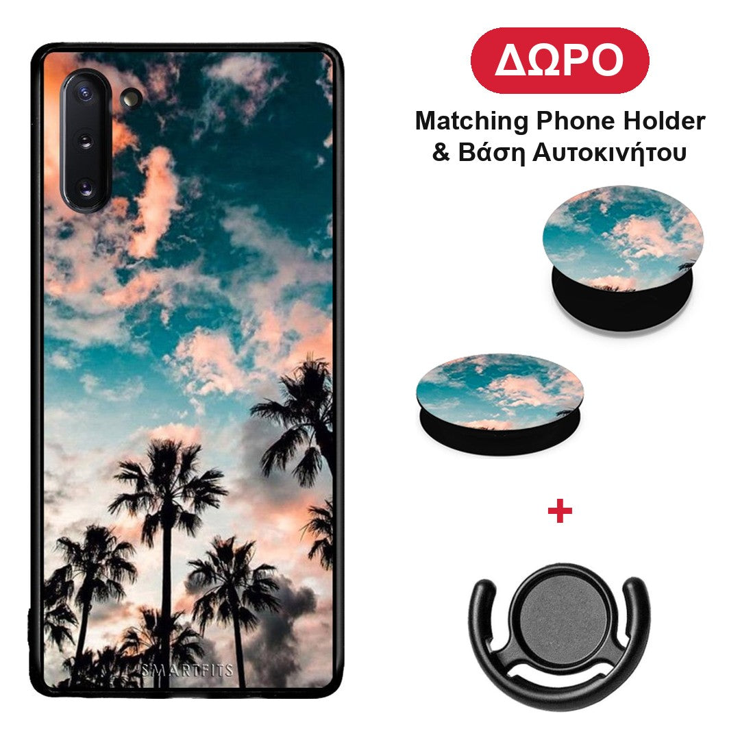 Summer Sky - Samsung Galaxy Note 10 θήκη + Δώρο Phone Holder & Βάση Αυτοκινήτου