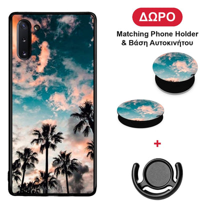 Summer Sky - Samsung Galaxy Note 10 θήκη + Δώρο Phone Holder & Βάση Αυτοκινήτου