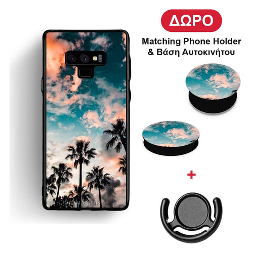 Summer Sky - Samsung Galaxy Note 9 θήκη + Δώρο Phone Holder & Βάση Αυτοκινήτου