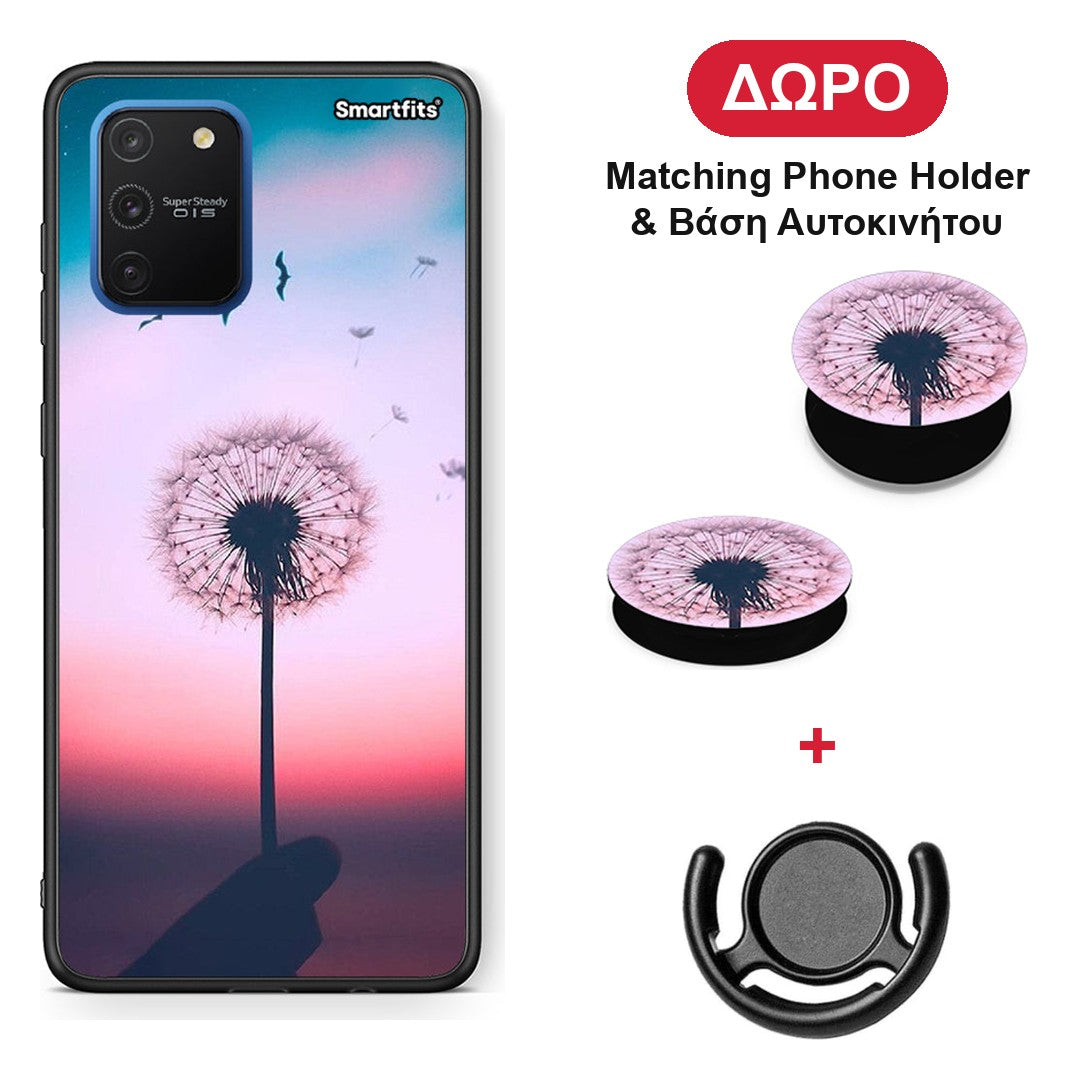 Boho Wish - Samsung Galaxy S10 Lite θήκη + Δώρο Phone Holder & Βάση Αυτοκινήτου