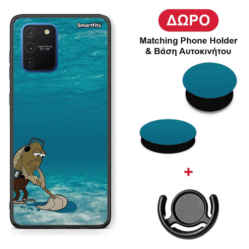 Clean The Ocean - Samsung Galaxy S10 Lite θήκη + Δώρο Phone Holder & Βάση Αυτοκινήτου