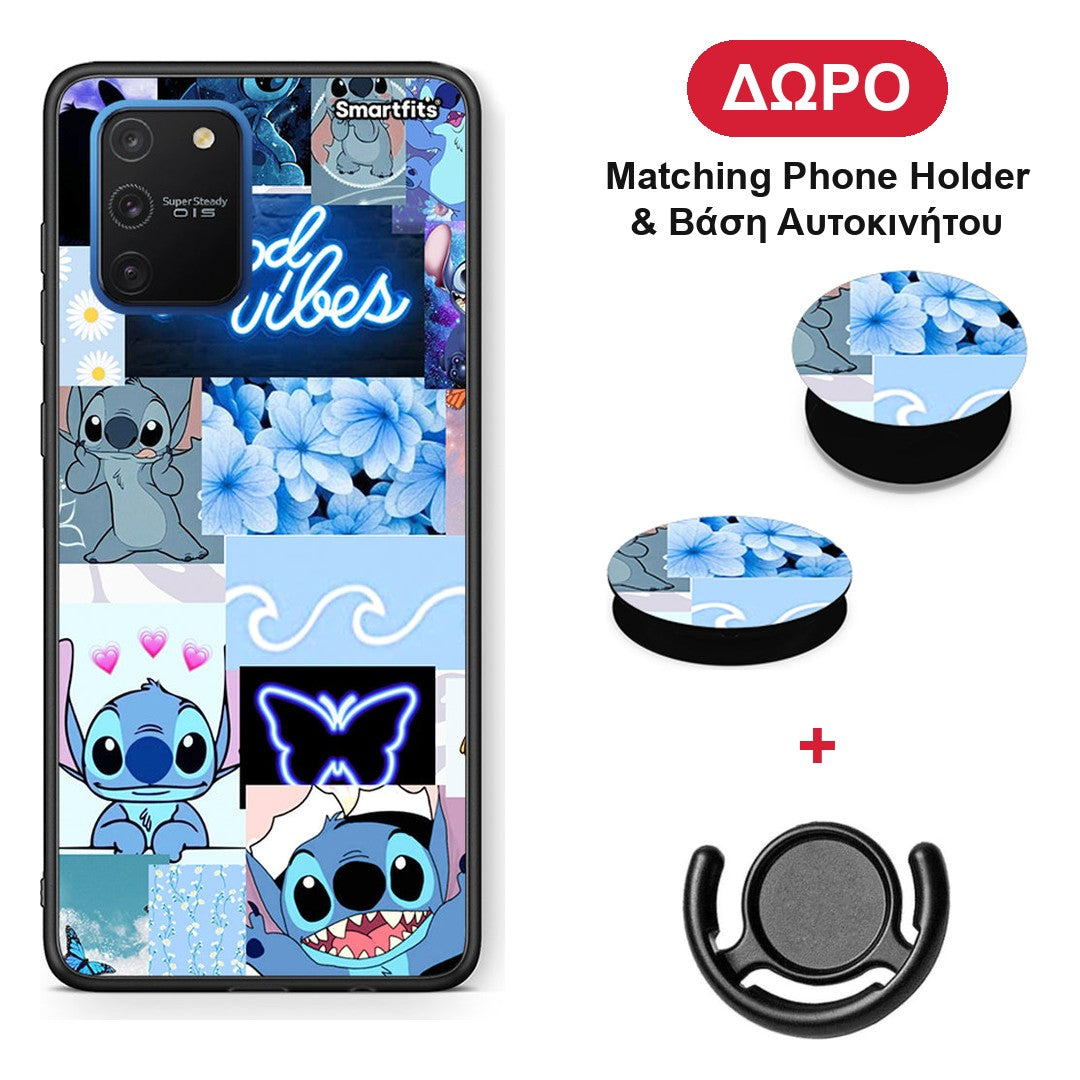 Collage Good Vibes - Samsung Galaxy S10 Lite θήκη + Δώρο Phone Holder & Βάση Αυτοκινήτου