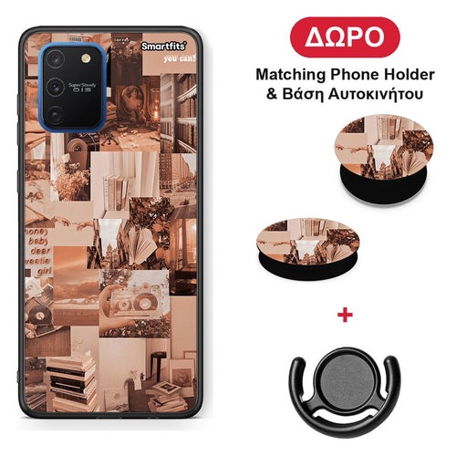 Collage You Can - Samsung Galaxy S10 Lite θήκη + Δώρο Phone Holder & Βάση Αυτοκινήτου