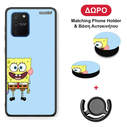 Friends Bob - Samsung Galaxy S10 Lite θήκη + Δώρο Phone Holder & Βάση Αυτοκινήτου