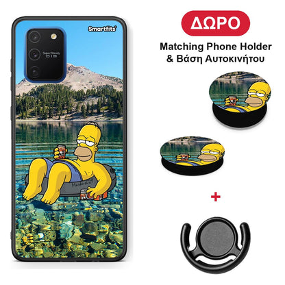 Summer Happiness - Samsung Galaxy S10 Lite θήκη + Δώρο Phone Holder & Βάση Αυτοκινήτου