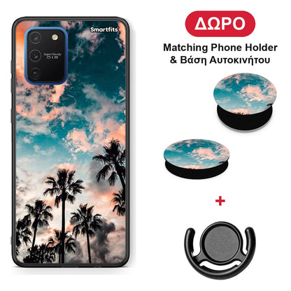 Summer Sky - Samsung Galaxy S10 Lite θήκη + Δώρο Phone Holder & Βάση Αυτοκινήτου