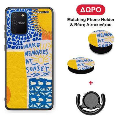 Sunset Memories - Samsung Galaxy S10 Lite θήκη + Δώρο Phone Holder & Βάση Αυτοκινήτου