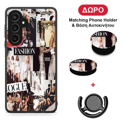 Collage Fashion - Samsung Galaxy S23 FE θήκη + Δώρο Phone Holder & Βάση Αυτοκινήτου