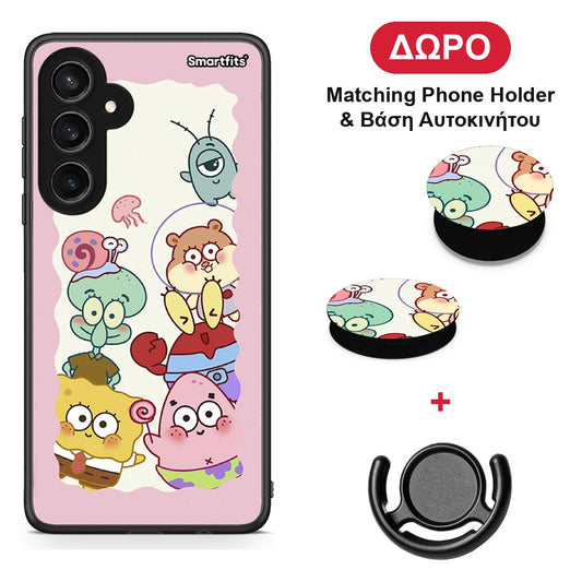 Cute Companion - Samsung Galaxy S23 FE θήκη + Δώρο Phone Holder & Βάση Αυτοκινήτου