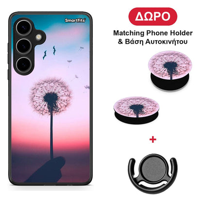 Boho Wish - Samsung Galaxy S24 Plus θήκη + Δώρο Phone Holder & Βάση Αυτοκινήτου