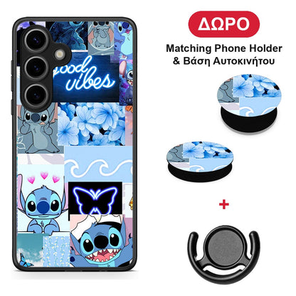 Collage Good Vibes - Samsung Galaxy S25 θήκη + Δώρο Phone Holder & Βάση Αυτοκινήτου