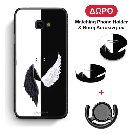 Angels Demons - Samsung Galaxy J4+ θήκη + Δώρο Phone Holder & Βάση Αυτοκινήτου