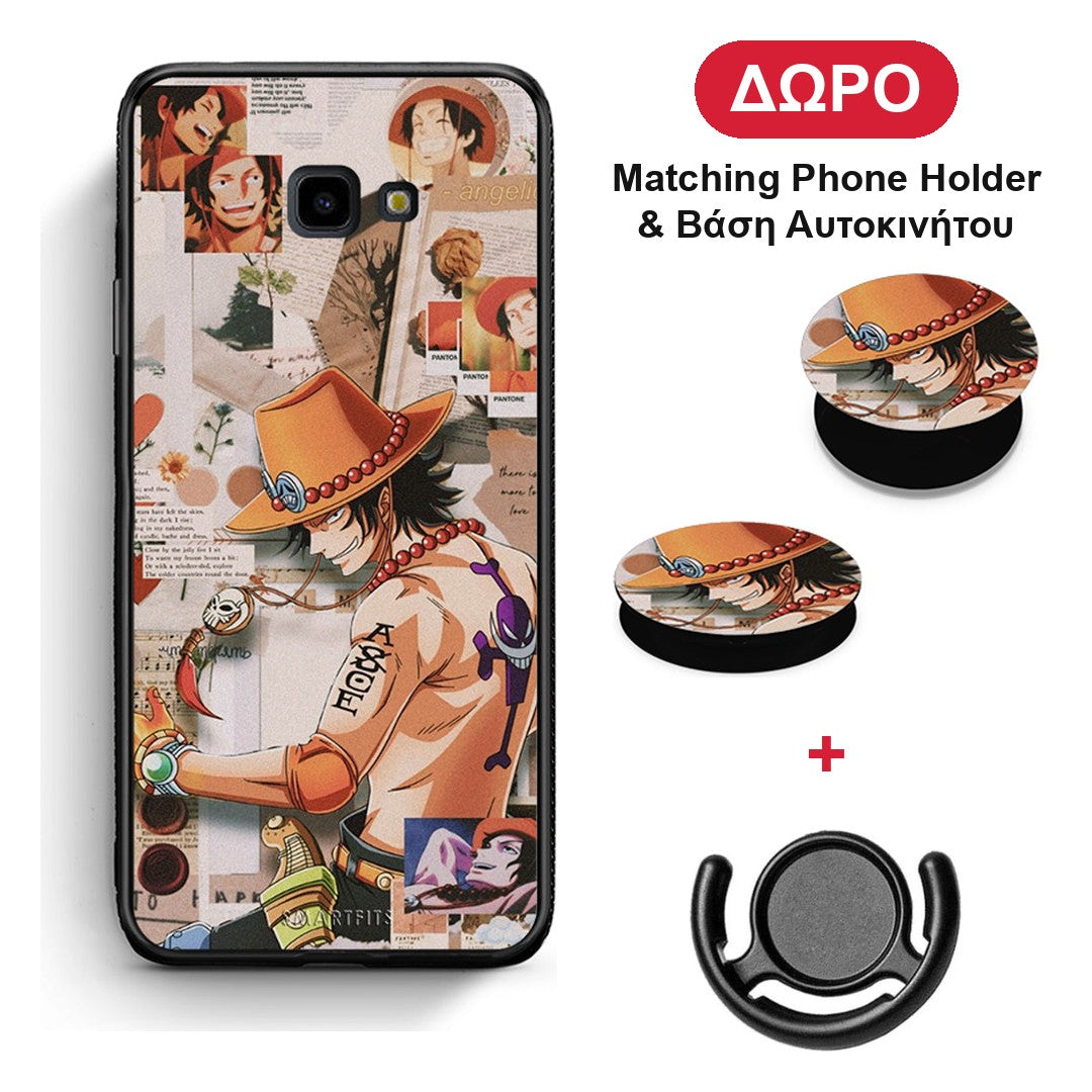 Anime Collage - Samsung Galaxy J4+ θήκη + Δώρο Phone Holder & Βάση Αυτοκινήτου