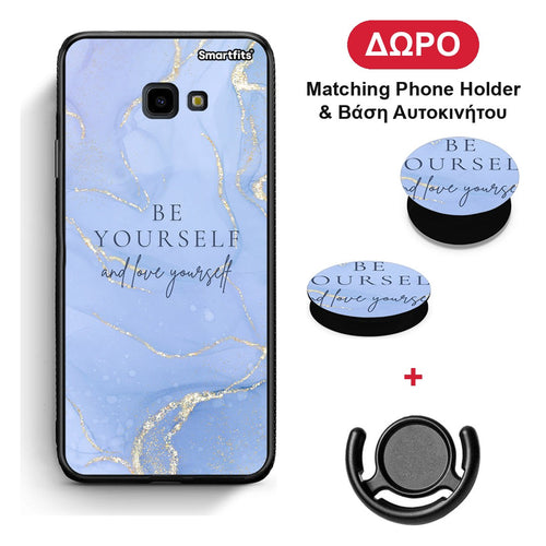 Be Yourself - Samsung Galaxy J4+ θήκη + Δώρο Phone Holder & Βάση Αυτοκινήτου