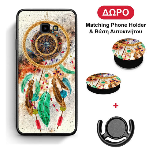 Boho DreamCatcher - Samsung Galaxy J4+ θήκη + Δώρο Phone Holder & Βάση Αυτοκινήτου