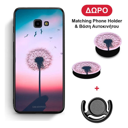 Boho Wish - Samsung Galaxy J4+ θήκη + Δώρο Phone Holder & Βάση Αυτοκινήτου