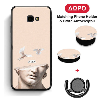 In Love - Samsung Galaxy J4+ θήκη + Δώρο Phone Holder & Βάση Αυτοκινήτου