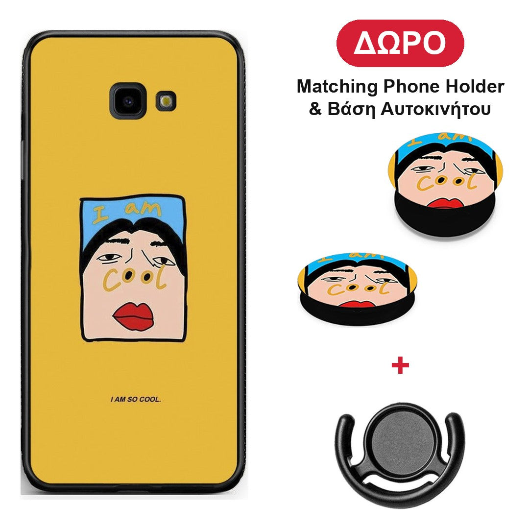 So Cool - Samsung Galaxy J4+ θήκη + Δώρο Phone Holder & Βάση Αυτοκινήτου