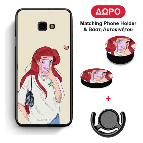 Walking Mermaid - Samsung Galaxy J4+ θήκη + Δώρο Phone Holder & Βάση Αυτοκινήτου