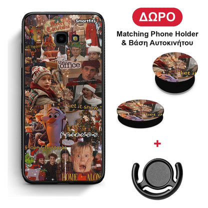 Xmas Wishes - Samsung Galaxy J4+ θήκη + Δώρο Phone Holder & Βάση Αυτοκινήτου