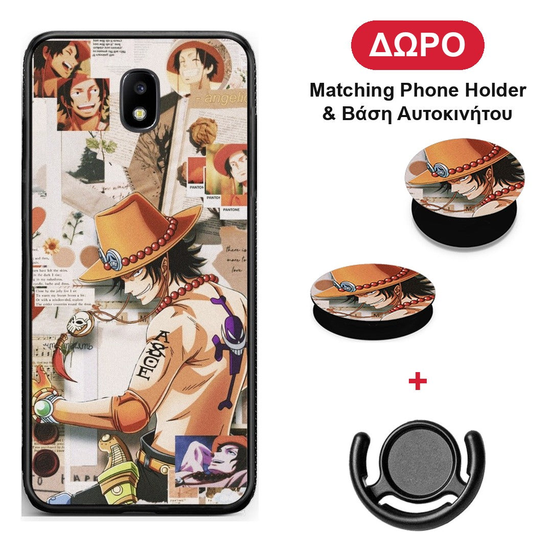 Anime Collage - Samsung Galaxy J5 2017 θήκη + Δώρο Phone Holder & Βάση Αυτοκινήτου