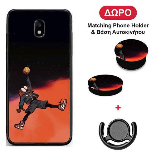 Basketball Hero - Samsung Galaxy J5 2017 θήκη + Δώρο Phone Holder & Βάση Αυτοκινήτου