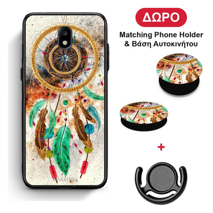 Boho DreamCatcher - Samsung Galaxy J5 2017 θήκη + Δώρο Phone Holder & Βάση Αυτοκινήτου