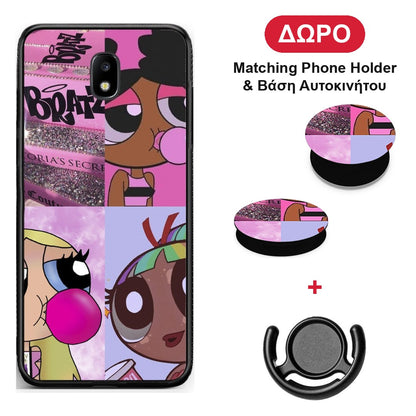 Bubble Girls - Samsung Galaxy J5 2017 θήκη + Δώρο Phone Holder & Βάση Αυτοκινήτου