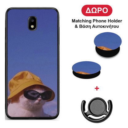 Cat Diva - Samsung Galaxy J5 2017 θήκη + Δώρο Phone Holder & Βάση Αυτοκινήτου