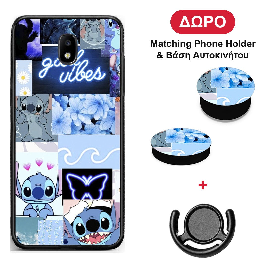 Collage Good Vibes - Samsung Galaxy J5 2017 θήκη + Δώρο Phone Holder & Βάση Αυτοκινήτου
