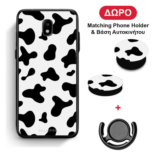 Cow Print - Samsung Galaxy J5 2017 θήκη + Δώρο Phone Holder & Βάση Αυτοκινήτου