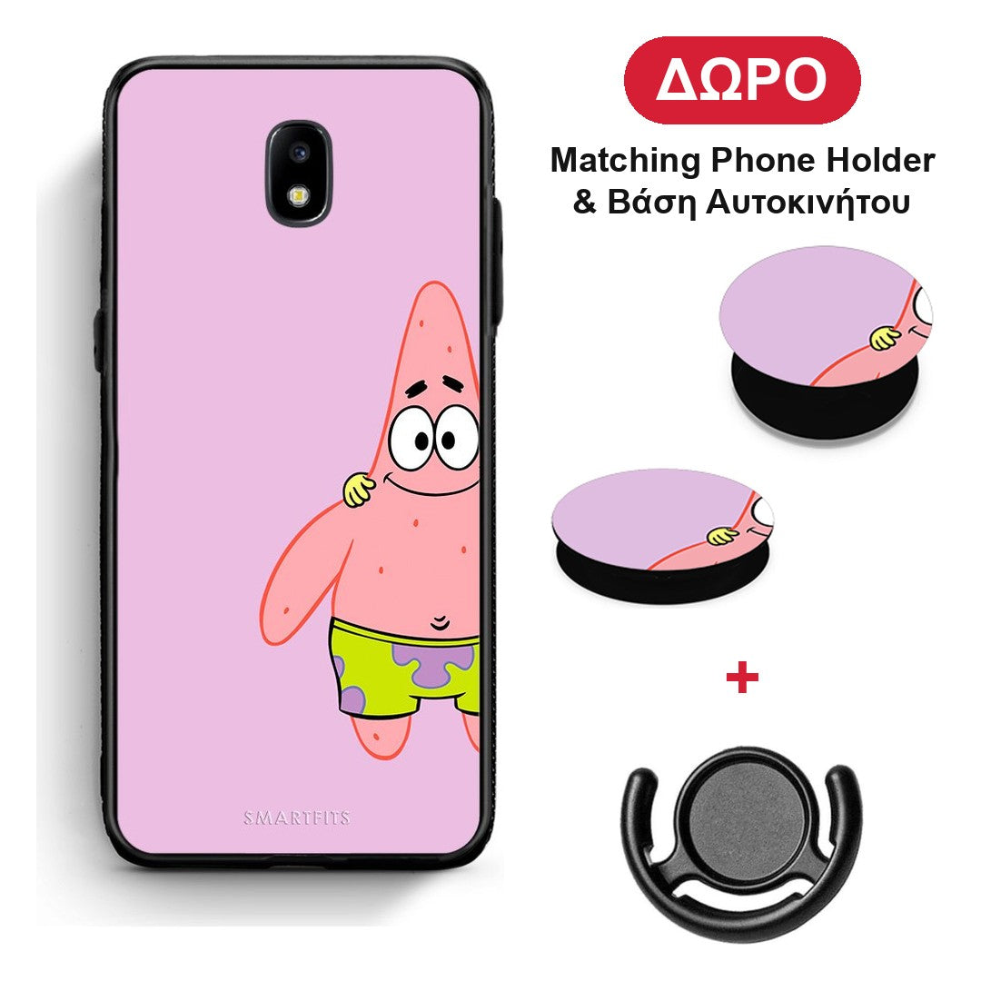 Friends Patrick - Samsung Galaxy J5 2017 θήκη + Δώρο Phone Holder & Βάση Αυτοκινήτου
