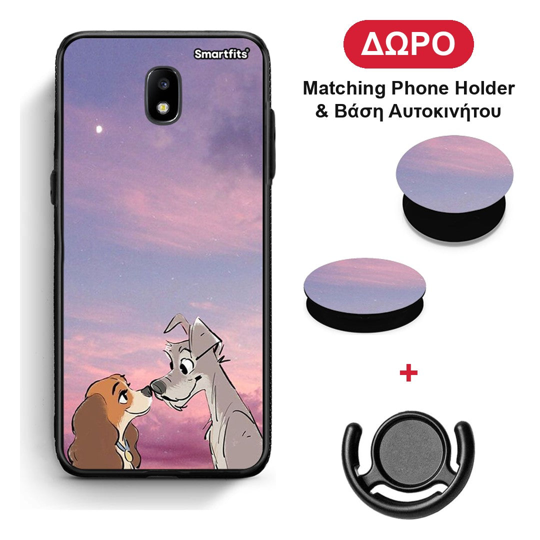 Lady And Tramp - Samsung Galaxy J5 2017 θήκη + Δώρο Phone Holder & Βάση Αυτοκινήτου