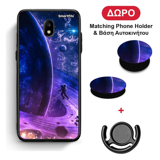 Lost Astronaut - Samsung Galaxy J5 2017 θήκη + Δώρο Phone Holder & Βάση Αυτοκινήτου