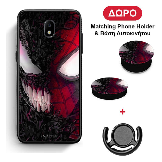 PopArt SpiderVenom - Samsung Galaxy J5 2017 θήκη + Δώρο Phone Holder & Βάση Αυτοκινήτου
