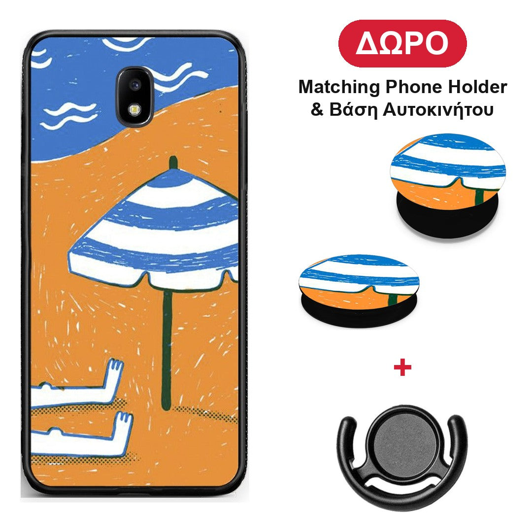 Summering - Samsung Galaxy J5 2017 θήκη + Δώρο Phone Holder & Βάση Αυτοκινήτου