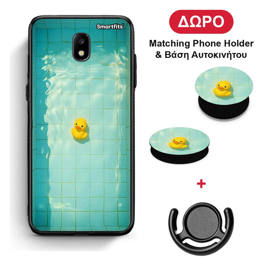 Yellow Duck - Samsung Galaxy J5 2017 θήκη + Δώρο Phone Holder & Βάση Αυτοκινήτου