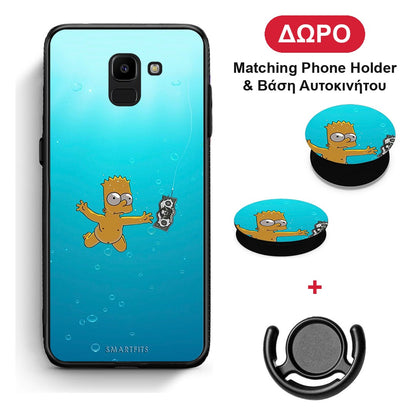 Chasing Money - Samsung Galaxy J6 θήκη + Δώρο Phone Holder & Βάση Αυτοκινήτου